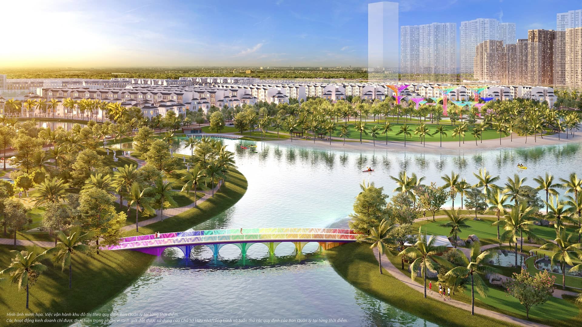 Hồ trung tâm với bờ cát trắng dài tới 1000m2</strong> được kỳ công vận chuyển từ Nha Trang, Phan Thiết mang đến cuộc sống nghỉ dưỡng như ở biển giữa lòng thành phố sôi động.
