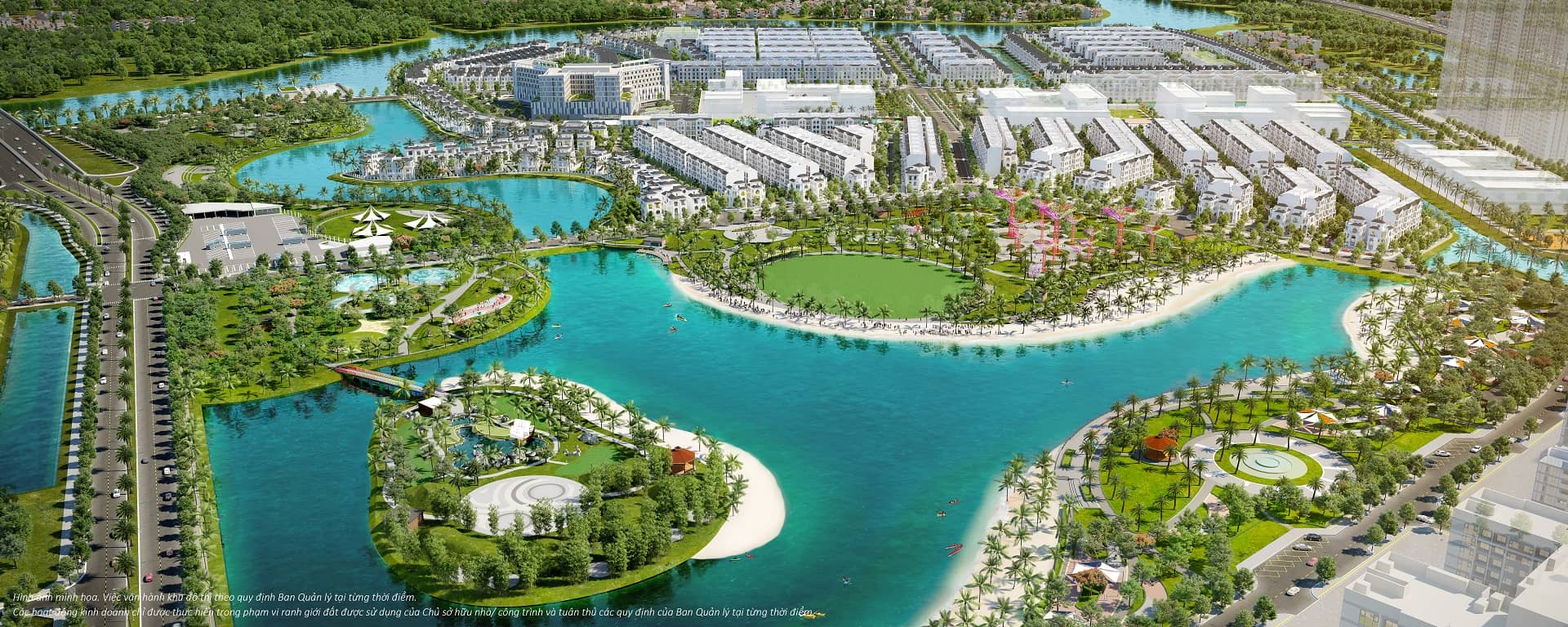 Đại công viên trung tâm quy mô hàng đầu Đông Nam Á với 15 chủ đề độc đáo